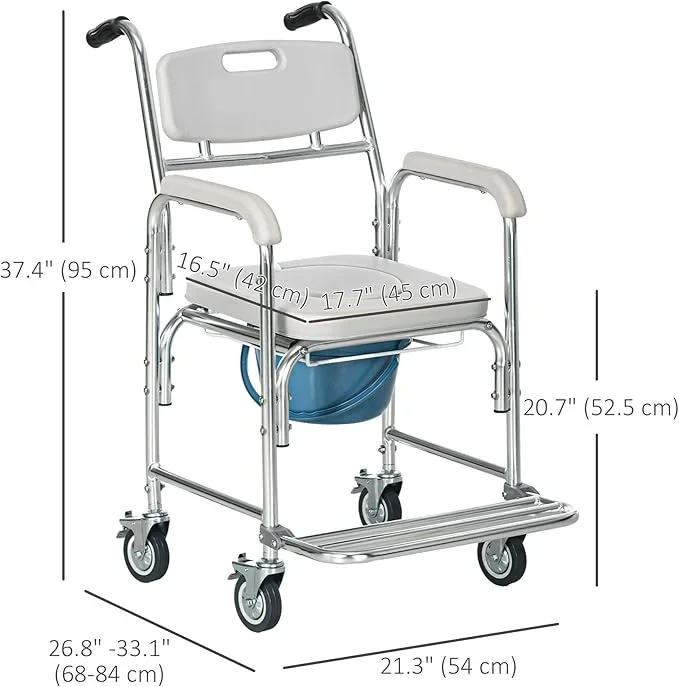 Commode Wheelchair  - Image 3
