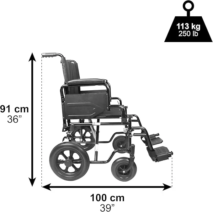 Transport chair Dimension