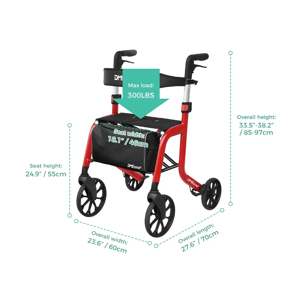 Rollator Walker – 4 Wheel - Image 2