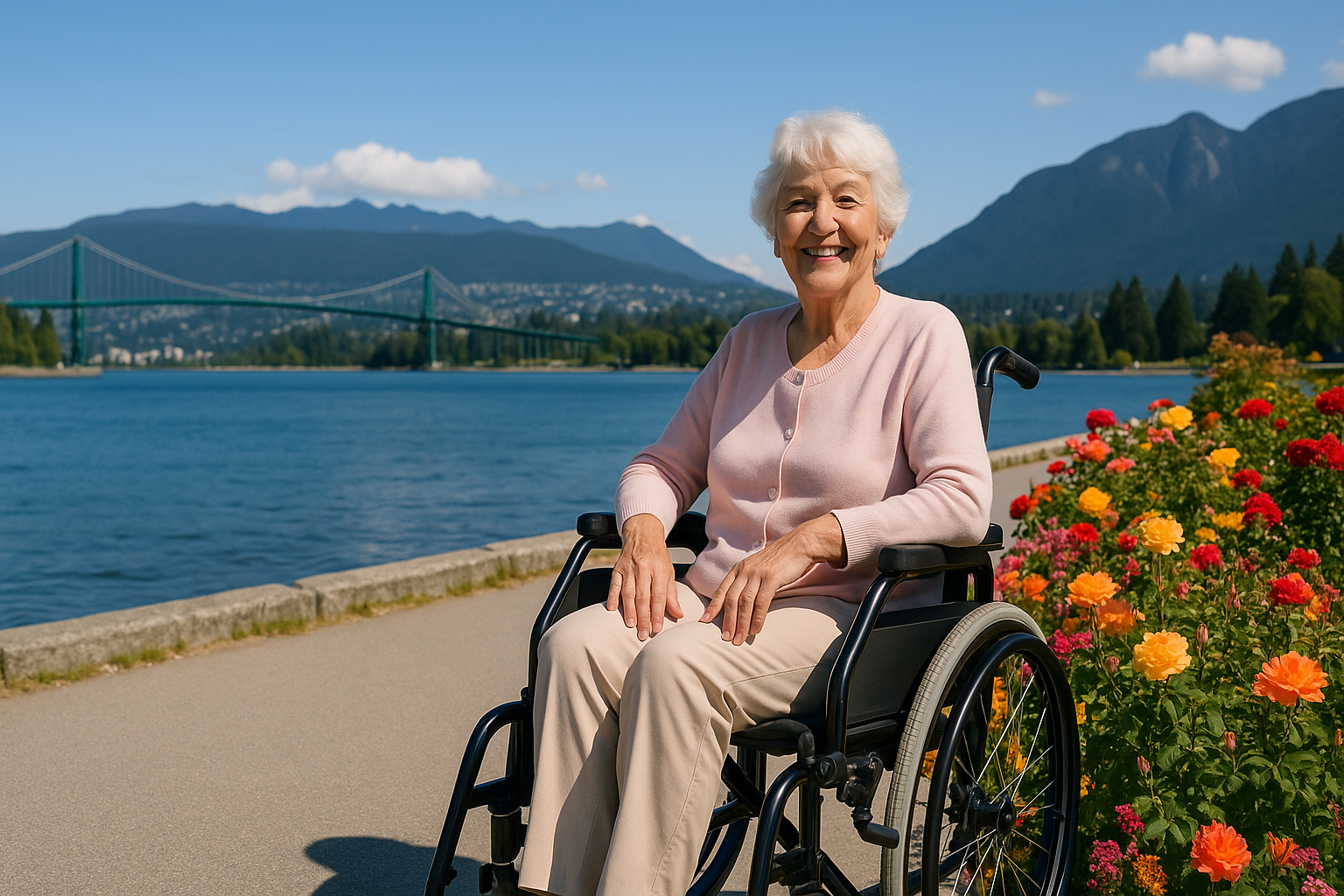 Wheelchair on Rent Stanley Park Vancouver