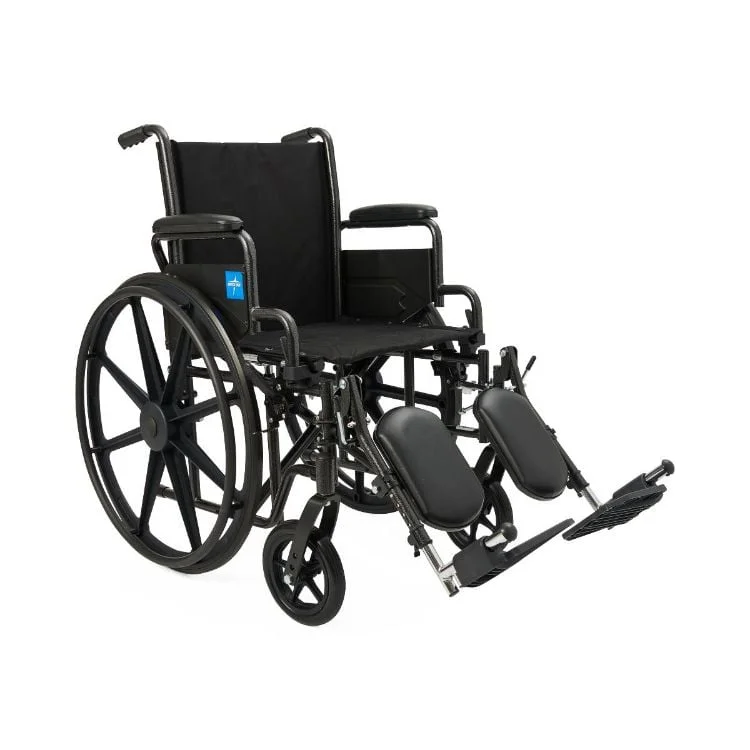 Wheelchair with Elevating Leg Rests